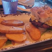 Foccacia breakfast sandwich at New Day Eatery in Port Angeles