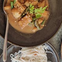 Peanut sauce stir fry at At Bangkok in Zadar