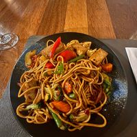 Drunken Noodles with Tofu at At Bangkok in Zadar