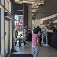Store interior at Odd Burger in Ottawa