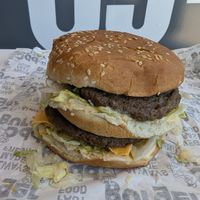 Famous Burger (like a Big Mac) at Odd Burger in Ottawa