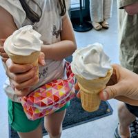 Vegan soft serve! at Odd Burger in Ottawa