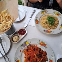 Arrabiata with tagliatelle at Grandciel in Seoul