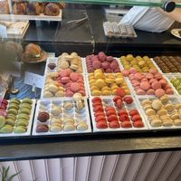 Every macaron available   at Julien Plumart in Brighton