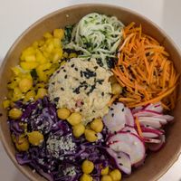 A take-out meal from the fridge section. Selection changes every time. at Chef Veganessa in Kirkland