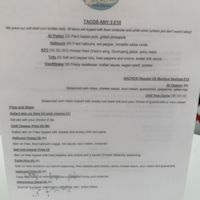 Menu   at Eagle & Cactus  in Lowestoft