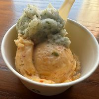 Mojito and peach   at M'kanda in Shkoder