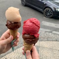 Melon & chocolate and raspberry & chocolate  at M'kanda in Shkoder