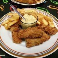 Vegan Fish & Chips at Fiskafeen in Vanlose