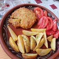 Vegan burger at Tara in Zabljak