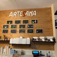 Flavours (I think they will vary depending on the season) at ArteSana Gelat in Valencia