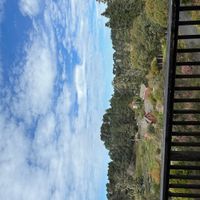 View from balcony   at The Stanford Inn by the Sea in Mendocino