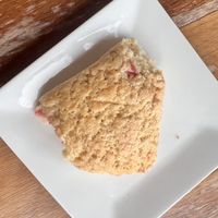 Strawberry scone  at The Stanford Inn by the Sea in Mendocino