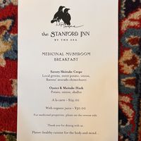   at The Stanford Inn by the Sea in Mendocino