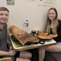 Paper + regular dosa at Woodlands in Macau