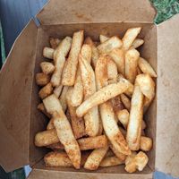 Seasoned fries at Chef Richie Deli in Hudson