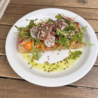 Vegan sandwich   at Poranki in Krakow