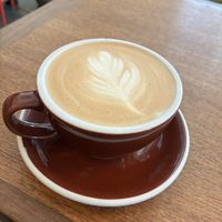 Latte with oat milk   at Nabolaget Bagleri in Trondheim