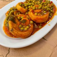 Artichokes with Peas  at Tzivras in Kefalonia