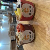 Sunrise and Pink Paradise Bowls   at Harvest Juice Co in Show Low