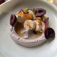 Banana dessert   at Javá in Lisbon