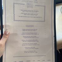 Menu   at Javá in Lisbon