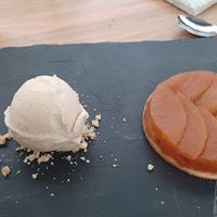 Tarta tatin at La Capella in Sabadell