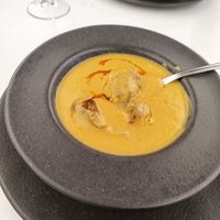 Crema de temporada at La Capella in Sabadell