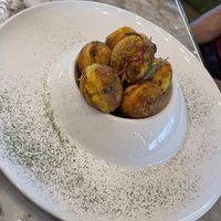 Paniyaram dumplings   at Tamasha  in Raleigh