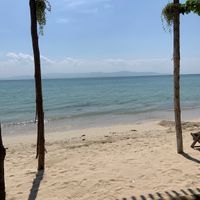 Views from the tiki beach tables  at Tiki Beach in Koh Phangan