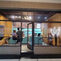 Storefront at Zona Bistro in Prague