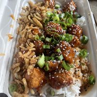 Bang bang chicken  at Shiso Crispy in St Petersburg