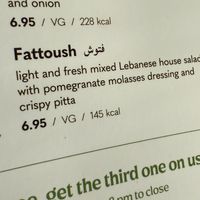 menu  at Comptoir Libanais - Stephenson Pl in Birmingham