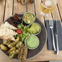 Vegan sharer platter (summer ‘25 menu)  at The Ashford Arms in Bakewell