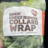 Bank’ cheez burger collard wrap  at Pixie Retreat - SE 3rd in Portland