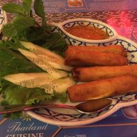 Veggie spring rolls at Thailand Cuisine in Kihei