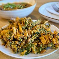 Vegetable Spinach Pakoda  at Banana Leaf in Redondo Beach