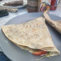 Savoury crepe  at Yum Tree in Thessaloniki