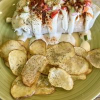 Breakfast burritoos  at Grains Plant-based Cafe in Puerto Princesa