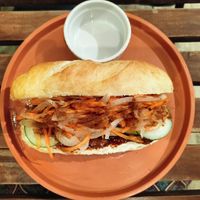 Bahn mi at Grains Plant-based Cafe in Puerto Princesa