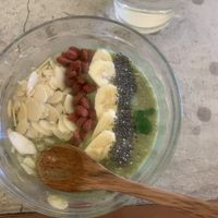 Mean Green Bowl-peanut butter   at Grains Plant-based Cafe in Puerto Princesa