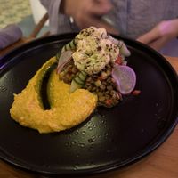 Roasted cauliflower   at Deep Roots Dive & Yoga Resort in Penida Island