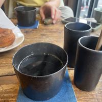 coffee w/soy milk  at Soma - 杣 in Uji