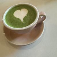 Matcha latte   at Catalog Coffee in Baltimore