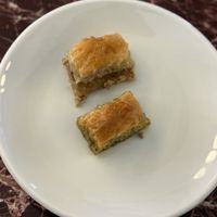 Vegan walnut and pistachio baklava   at Karaköy Güllüoğlu - Yönetim Binası in Istanbul