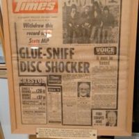 a little bit of Scotland at 19:77 - VEGAN:DINER+BAR, Home of RAMONES MUSEUM in Berlin