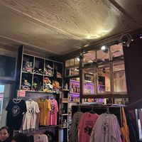 Interior, merch  at 19:77 - VEGAN:DINER+BAR, Home of RAMONES MUSEUM in Berlin