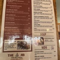 Breakfast menu  at The Jib in Chester
