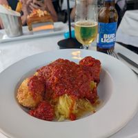 Vegan Spaghetti Meatball at Ocean 193 in Provincetown