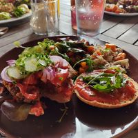 Veganer Burger at Dengkofen 3 in Mengkofen
